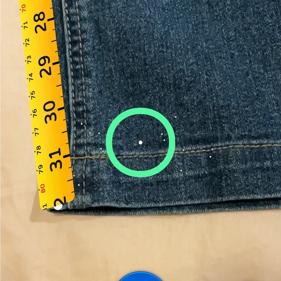 Hybrid & Company Women's Jeans Blue Denim Cotton Stretch Bootcut  Sz 15 NWT - Picture 11 of 12